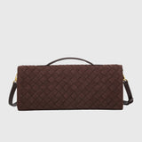 Kamilla Budapest | Cseresznye | Luxus Velúr Intrecciato Klutch