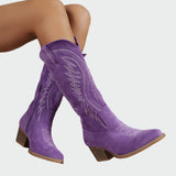 Gabriella Budapest | Divatos hímzett cowboy csizma