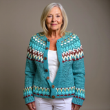 Lova - Fair Isle Kardigán
