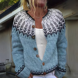 Reva - Fair Isle Kardigán