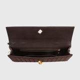 Kamilla Budapest | Cseresznye | Luxus Velúr Intrecciato Klutch
