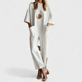 Gabriella Budapest | Elegáns rövidujjú overall