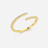 Gabriella Budapest | Klasszikus Zircon Gyűrű Arany 18K