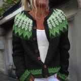 Mira - Fair Isle kötött kardigán