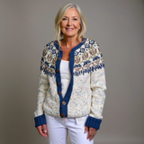 Noor - Fair Isle kötött kardigán
