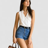 Gabriella Budapest | Elegáns V-nyakú top