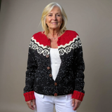 Odette - Fair Isle Kardigán