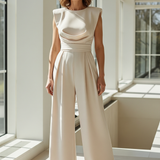 Gabriella Budapest | MIRA | Női overall, definiált derékkal és egyenes lábakkal