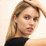 Gabriella Budapest | Kerek 18K Arany Fülbevalók