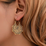 Gabriella Budapest | Lótusz Mandala Fülbevalók