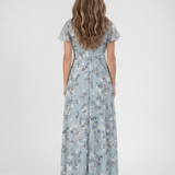 Gabriella Budapest | Virágmintás Chiffon Maxi Ruha