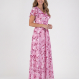 Gabriella Budapest | Virágmintás Chiffon Maxi Ruha