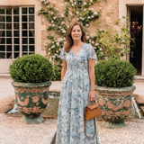 Gabriella Budapest | Virágmintás Chiffon Maxi Ruha