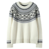Gabriella Budapest | Jacquard Norvale Alpine kasmír pulóver