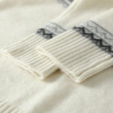Gabriella Budapest | Jacquard Norvale Alpine kasmír pulóver