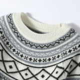 Gabriella Budapest | Jacquard Norvale Alpine kasmír pulóver