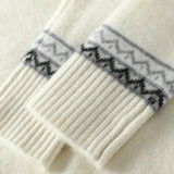 Gabriella Budapest | Jacquard Norvale Alpine kasmír pulóver