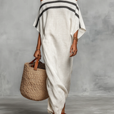 Aveline™ | Off-Shoulder Maxi Ruha Széles Ujjakkal