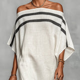 Aveline™ | Off-Shoulder Maxi Ruha Széles Ujjakkal