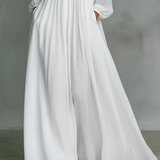 Léonie™ | Minimalista Maxi Ruha Magas Gallérral