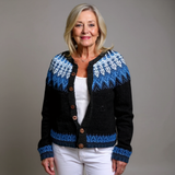 Mona - Fair Isle Kardigán