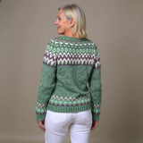 Lila - Fair Isle kötött kardigán