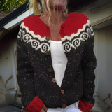 Odette - Fair Isle Kardigán