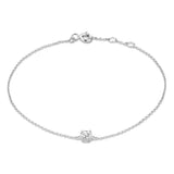 Gabriella Budapest | Moissanite Kővel Díszített Karkötő 14k Aranyban