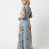 Gabriella Budapest | Virágmintás Maxi Ruha